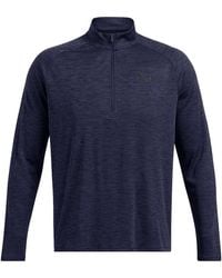 Under Armour - Long Sleeve Tech Textured 1/2 Zip High Neck "Midnight 1382797 410" - Lyst