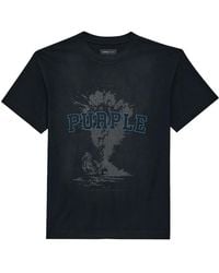 Purple Brand - Textured Sky High T-Shirt P104 Jsbb324" - Lyst