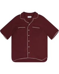Rhude - Pajama Shirt Rhss22Sr13092127 Mrn" - Lyst