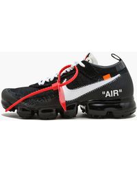 NIKE X OFF-WHITE Synthetic The 10 Air Vapormax Fk Sneakers in Black for Men  | Lyst