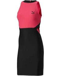 PUMA - Classics Cut Out Dress "Fuchsia" 578863 20" - Lyst