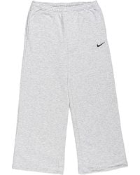 Nike - Studio Fleece Wide-Leg Pants "Birch Heather" Iu1958 051" - Lyst