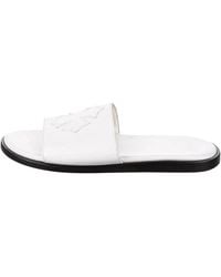 Chrome Hearts - Leather Slides Chrm0967" - Lyst