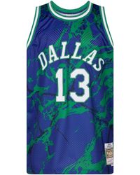 Mitchell & Ness - Team Marble Swingman Jersey "Nba Dallas Mavericks 1998 Steve Nash" Tfsm1278 Dma98Snablue" - Lyst