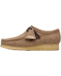 Clarks - Originals Wallabee "Wolf Suede" 26181140" - Lyst
