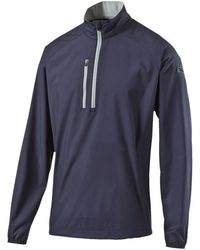 PUMA - 1/2 Zip Wind Jacket "Peacoat" 570473 05" - Lyst