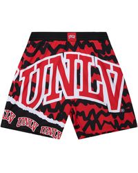 Mitchell & Ness - Jumbotron 2.0 Sublimated Shorts "Ncaa Unlv Runnin Rebels" Pshr1220 Lveyypppbkrd" - Lyst