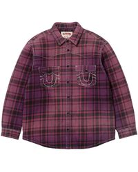 Supreme - True Religion Quilted Lined Plaid Flannel Jacket "Fw25 - Lyst