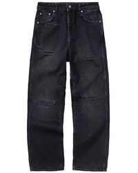 Represent - R3 Distressed Baggy Denim "Petrol" Mlm100334 10" - Lyst