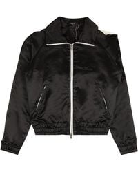 Amiri - Full Zip Satin Track Jacket Mjt001 001" - Lyst