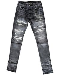 Amiri - Boro Repaired Jeans "Rain" Amdnsy1023 481" - Lyst