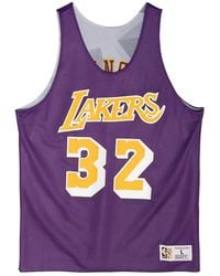 Mitchell & Ness - Reversible Mesh Tank "Lakers M" Tmtk3208 Lalyyejhpurp" - Lyst