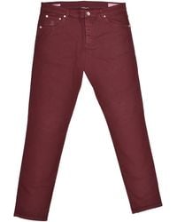 Brunello Cucinelli - Skinny Cotton Stretch Trousers Brun2717" - Lyst