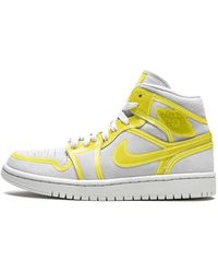 Nike - Air 1 Mid Lx Mns "opti Yellow" Shoes - Lyst