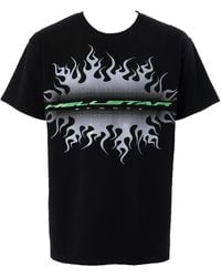 HELLSTAR - Gradient Flame Sports Logo T-Shirt Hsr349" - Lyst