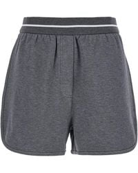 Brunello Cucinelli - Cotton Blend Casual Shorts "Lead" Brun2794" - Lyst