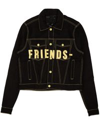 Vlone(GOAT) - Friends Denim Jacket Friends Denim Jacket" - Lyst