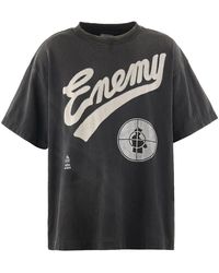 SAINT Mxxxxxx - Saint Michael X Public Enemy Saint Enemy Logo Short Sleeve T-Shirt Shirt Sm Ys1 0000 C18" - Lyst