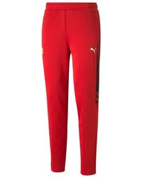 PUMA - Ferrari Race T7 Track Pants "Rosso Corsa" 531676 02" - Lyst