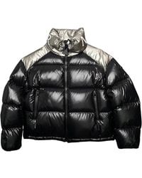 Moncler - Cuscute Two Tone Short Down Jacket Metallic" Mon73" - Lyst