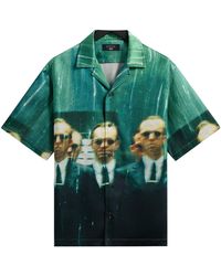 Kith - For The Matrix All-Over Printed Thompson Camp Collar Shirt "Taiga" Khm035224 377" - Lyst