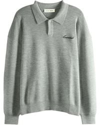 Fear Of God - Signature 90's Knit Polo "Concrete Heather" 192Sp264912F" - Lyst