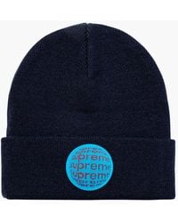 Supreme - Lenticular Patch Beanie "ss 21" - Lyst