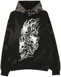 THUG CLUB - Hotheaded Riding Skull Hoodie Tc26Ss3201" - Lyst