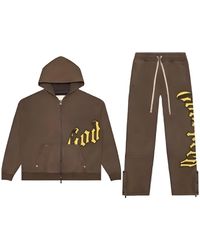 GODSPEED NEW YORK - Og Logo Sweatsuit V2 "Washed Charcoal Gs016" - Lyst