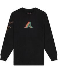 Nike - Air Brand Long-Sleeve T-Shirt Fb7455 010" - Lyst