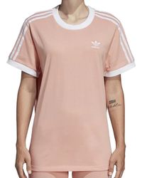 adidas - Originals 3-Stripes T-Shirt "Dust" Dv2583" - Lyst