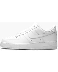 Nike - Air Force 1 Low '07 "white On White" Shoes - Lyst
