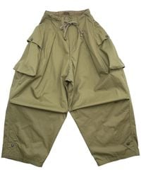 Kapital - Combed Gabergine Aozai Cargo Pants "Khaki" Ek 1754Lp Khak" - Lyst
