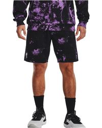 Under Armour - Project Rock Rival Fleece Shorts 1373569 551" - Lyst