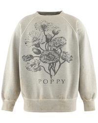 SAINT Mxxxxxx - Flower Graphic Crewneck Sweatshirt Sm Ys1 0000 032" - Lyst