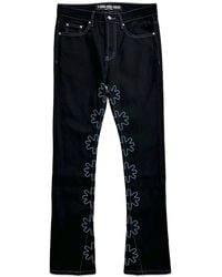 LOSTSHDWS - Drkshdws Outline Denim Pants Royal" Lsbrod3324" - Lyst