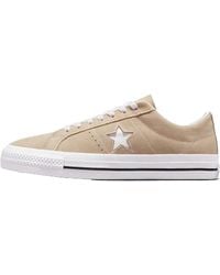 Converse - One Star Pro Vintage Suede Low "Oat Milk" A04155C" - Lyst