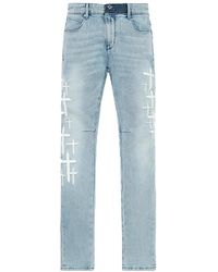 RTA - Bryant Skinny Jeans "Coastal Drift Cross Patch" Mdgdd1130 J1205Ctdcp" - Lyst