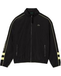 Lacoste - Contrast Water Resistant Zipped Taffeta Jacket Bh1607 6Tv" - Lyst