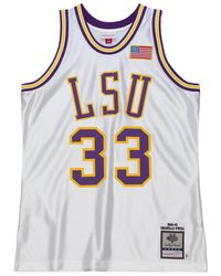 Mitchell & Ness - Ncaa Jersey "Lsu Tigers 1990 Shaquille O'Neal" Ajy54489 Lsu90Sonwhit" - Lyst