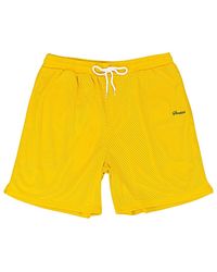 Sinclair - Script Logo Mesh Shorts Smb05 6 Ylw" - Lyst
