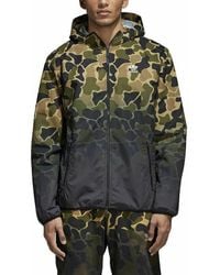 adidas - Originals Camo Windbreaker Jacket Ce1545" - Lyst