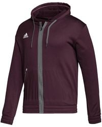 adidas - Team Issue Full-Zip Hoodie "Team Medium Heather Hi3142" - Lyst