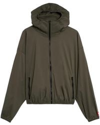 The North Face - Tnf Box Packable Hooded Wind Jacket "New Taupe" Nf0A8Efw21L" - Lyst