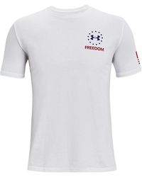 Under Armour - Freedom Usa Eagle T-Shirt 1362049 100" - Lyst