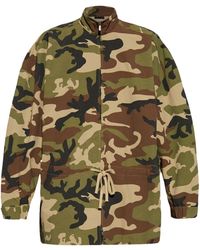 Fear Of God - Military Nylon Mocneck Anorak Jacket "Woodland Camo" 202Bt244808F" - Lyst