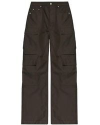 Rick Owens - Geth Cargo Pants "Dark Dust" Ru01F2340 Cdu 78" - Lyst