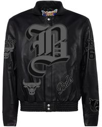 Jeff Hamilton - Chicago Bulls Leather Old English Varsity Jacket Nba Chi Bul 102" - Lyst