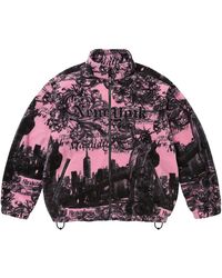 Supreme - New York Fleece Jacket "Fw25 - Lyst