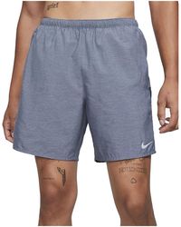 Nike - Challenger Brief-Lined 7 Running Shorts "Obsidian Heather Reflective" Cz9066 451" - Lyst